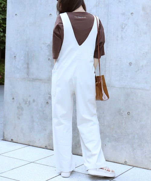 HONEYSUCKLE ROSE(ハニーサックルローズ)の「【HONEYSUCKLE ROSE】配色ロゴプリントTシャツ(Tシャツ/カットソー・レディース・ブラウン/ホワイト/グレー・L/M)」の12枚目の写真