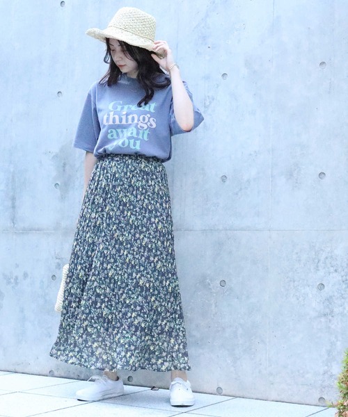 HONEYSUCKLE ROSE(ハニーサックルローズ)の「【HONEYSUCKLE ROSE】配色ロゴプリントTシャツ(Tシャツ/カットソー・レディース・ブラウン/ホワイト/グレー・L/M)」の20枚目の写真