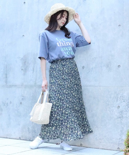 HONEYSUCKLE ROSE(ハニーサックルローズ)の「【HONEYSUCKLE ROSE】配色ロゴプリントTシャツ(Tシャツ/カットソー・レディース・ブラウン/ホワイト/グレー・L/M)」の21枚目の写真