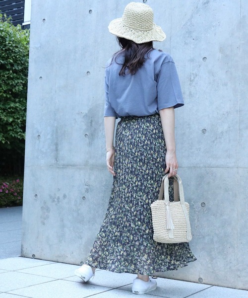 HONEYSUCKLE ROSE(ハニーサックルローズ)の「【HONEYSUCKLE ROSE】配色ロゴプリントTシャツ(Tシャツ/カットソー・レディース・ブラウン/ホワイト/グレー・L/M)」の22枚目の写真