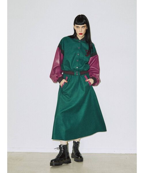 jouetie（ジュエティ）の「スタジャンスカート【セットアップ対応