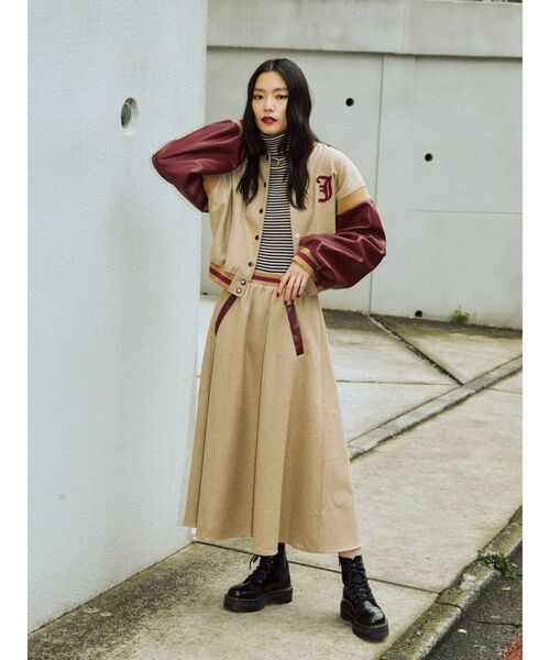 jouetie（ジュエティ）の「スタジャンスカート【セットアップ