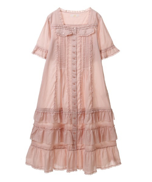 ローンフリルワンピース ワンピース ワンピース ドレス Pink House ピンクハウス のワンピース ローンフリルワンピース 123fa House House ピンクハウス のファッション 57 Off