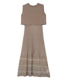 LAGUNAMOON | ウェーブレインボーニットワンピース(ワンピース)