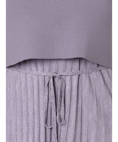 LAGUNAMOON（ラグナムーン）の「ウェーブレインボーニットワンピース（ワンピース・レディース・アイボリー/ブラック/カーキ/ブラウン/パープル・SMALL/MEDIUM）」の13枚目の写真