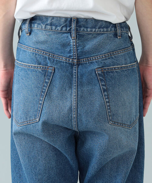 BEAMS（ビームス）の「BEAMS / ダメージ ワイドデニム（その他パンツ・メンズ・ブラック系その他4/インディゴブルー・M/L/S/XL）」の17枚目の写真
