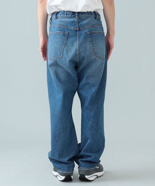 BEAMS（ビームス）の「BEAMS / ダメージ ワイドデニム（その他パンツ・メンズ・ブラック系その他4/インディゴブルー・M/L/S/XL）」の19枚目の写真