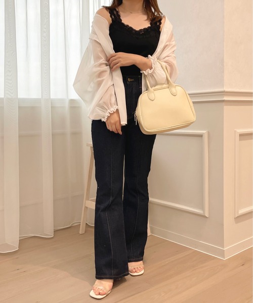 apres jour（アプレジュール）の「レースタンクインナー【ZOZOTOWN限定アイテム】（タンクトップ・レディース・アイボリー/ブラック/オフホワイト・X-LARGE/フリー）」の20枚目の写真