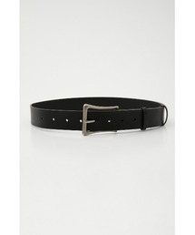 SLY | WIDE BUCKLE LEATHER BELT ワイドバックル レザー ベルト(ベルト)
