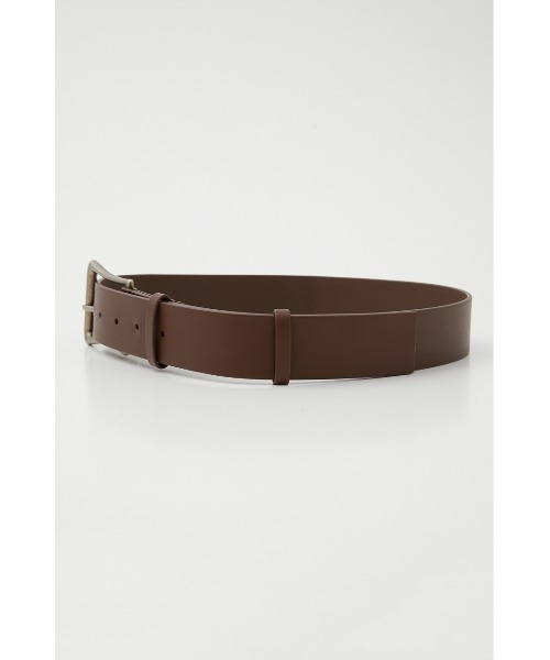 SLY（スライ）の「WIDE BUCKLE LEATHER BELT ワイドバックル レザー ベルト（ベルト・レディース・ブラック/ブラウン・FREE）」の8枚目の写真