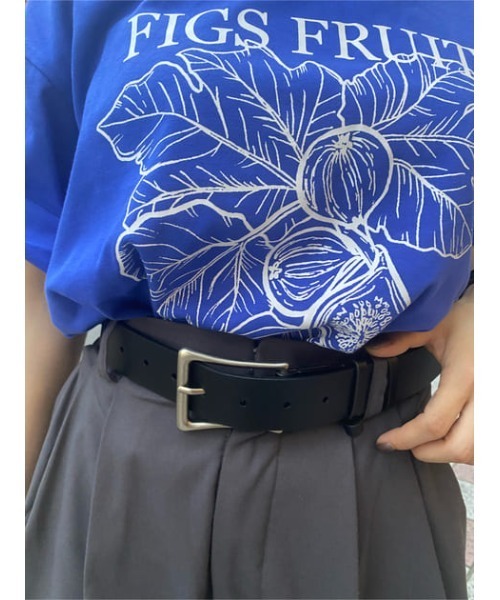 SLY（スライ）の「WIDE BUCKLE LEATHER BELT ワイドバックル レザー ベルト（ベルト・レディース・ブラック/ブラウン・FREE）」の13枚目の写真