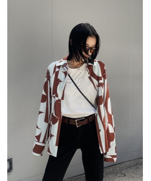 SLY（スライ）の「WIDE BUCKLE LEATHER BELT ワイドバックル レザー ベルト（ベルト・レディース・ブラック/ブラウン・FREE）」の17枚目の写真