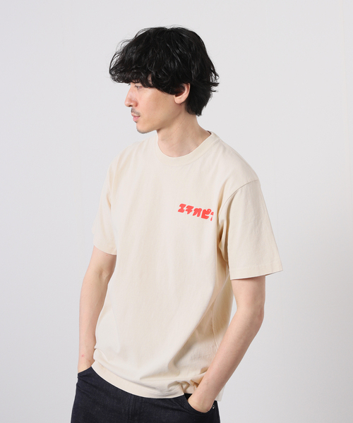 JOURNAL STANDARD（ジャーナルスタンダード）の「【TSUNOKAWAFARM×JS】エチオピア LOGO TEE-PIGMENT（Tシャツ/カットソー・メンズ・ブラック/アイボリー・MEDIUM/LARGE/X-LARGE）」の2枚目の写真