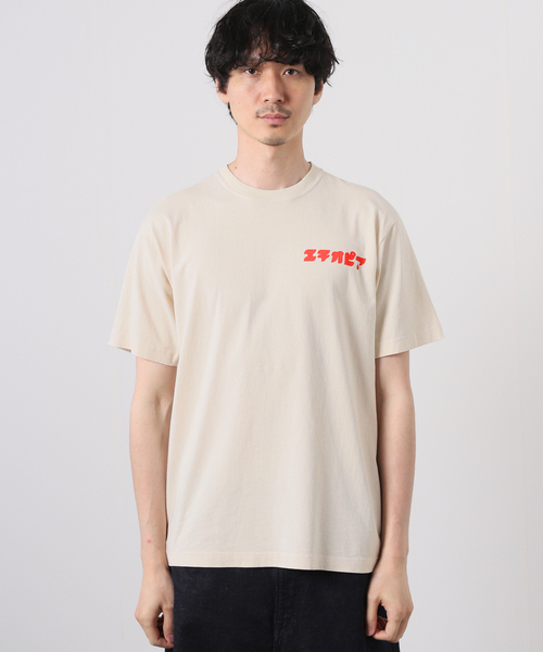 JOURNAL STANDARD（ジャーナルスタンダード）の「【TSUNOKAWAFARM×JS】エチオピア LOGO TEE-PIGMENT（Tシャツ/カットソー・メンズ・ブラック/アイボリー・MEDIUM/LARGE/X-LARGE）」の8枚目の写真