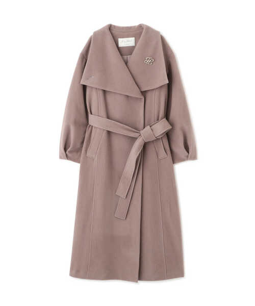 ◇リサイクルウールビッグスタンドカラーコート