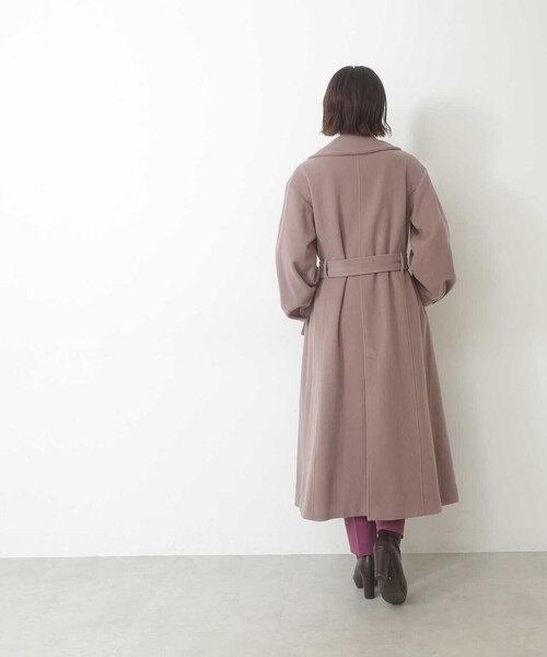 ◇リサイクルウールビッグスタンドカラーコート