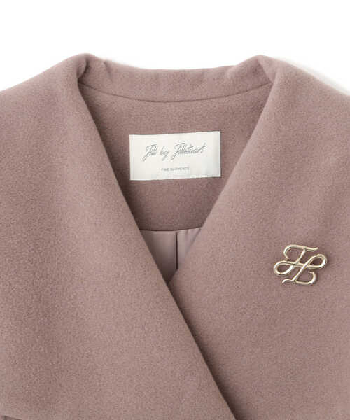 ◇リサイクルウールビッグスタンドカラーコート