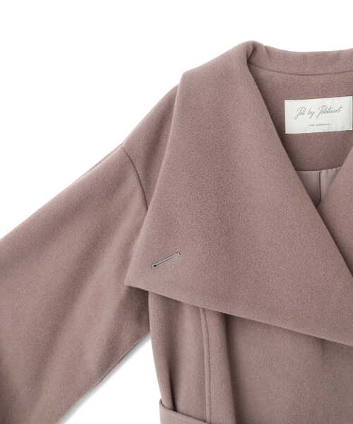 ◇リサイクルウールビッグスタンドカラーコート