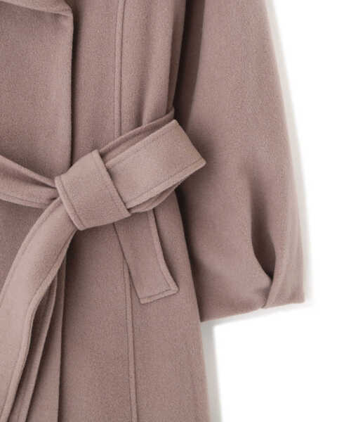 ◇リサイクルウールビッグスタンドカラーコート