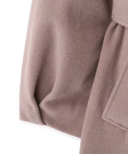 ◇リサイクルウールビッグスタンドカラーコート