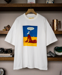 【SAVIGAC / サビニャック】別注 Vacances a Trouville プリント Tシャツ