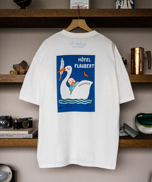 【SAVIGAC / サビニャック】別注 Vacances a Trouville プリント Tシャツ
