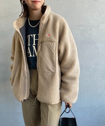 [DANTON/ダントン] スタンドネック インサレーションボアフリースジャケット