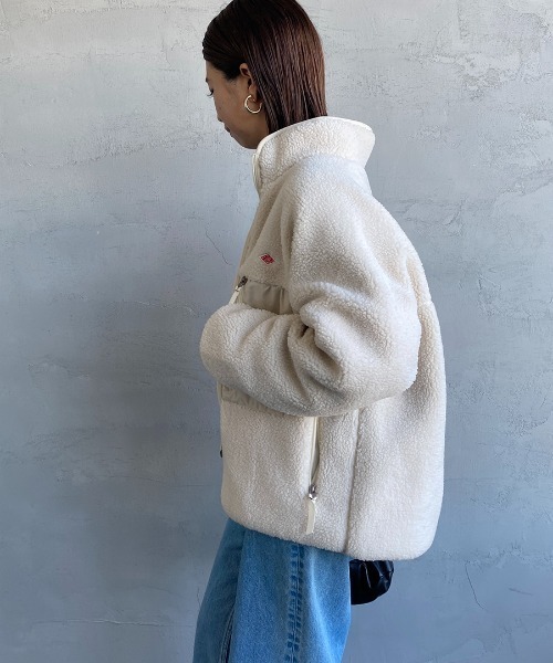 DANTON/ダントン] スタンドネック インサレーションボアフリース