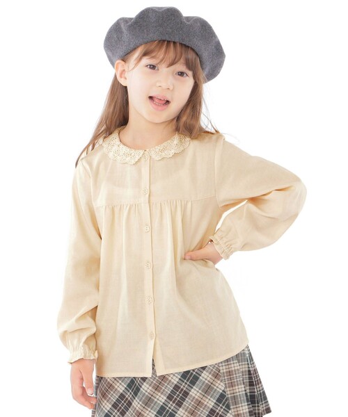 SHIPS（シップス）の「SHIPS KIDS:100～130cm / レース カラー