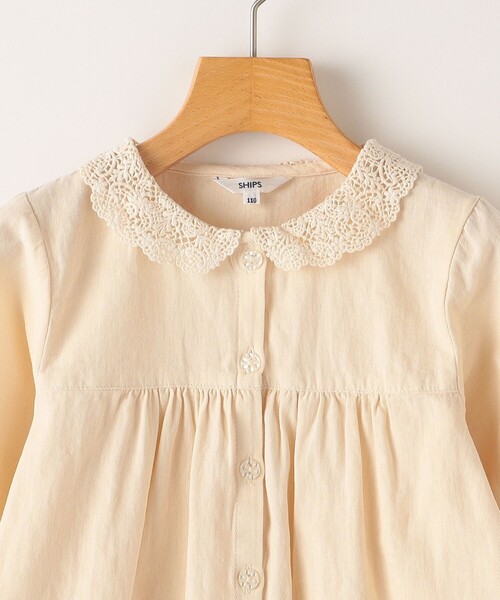 SHIPS（シップス）の「SHIPS KIDS:100～130cm / レース カラー