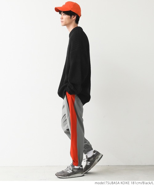 coca(coca)(コカ)の「メンズざっくりニット(ニット/セーター・レディース・ブラック/アイボリー/ブルー/ベージュ・M/L)」の8枚目の写真