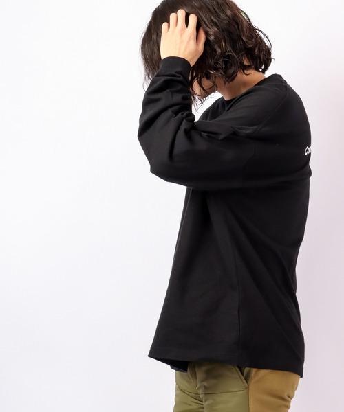 FLASH PACKER(フラッシュパッカー)の「FLASH PACKER ビッグシルエット 長袖Tシャツ(Tシャツ/カットソー・メンズ・ブラック/ホワイト・XL/M/L)」の5枚目の写真