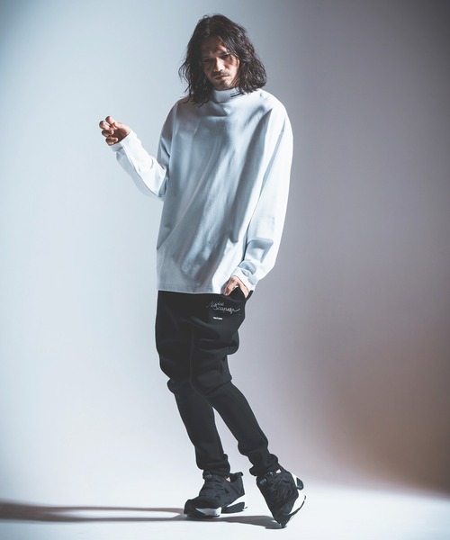 NOISESCAPE(ノイズスケープ)の「mp10445-Double knit material sarrouel pants サルエルパンツ(その他パンツ・メンズ・ブラック/ベージュ/ミックスグレー・S/M/L)」の8枚目の写真