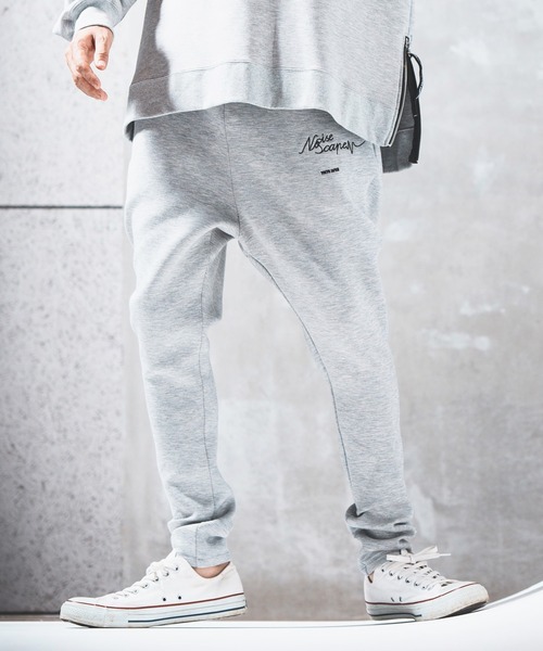 NOISESCAPE(ノイズスケープ)の「mp10445-Double knit material sarrouel pants サルエルパンツ(その他パンツ・メンズ・ブラック/ベージュ/ミックスグレー・S/M/L)」の19枚目の写真