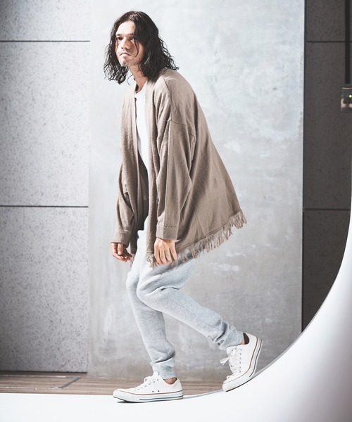 NOISESCAPE(ノイズスケープ)の「mp10445-Double knit material sarrouel pants サルエルパンツ(その他パンツ・メンズ・ブラック/ベージュ/ミックスグレー・S/M/L)」の16枚目の写真