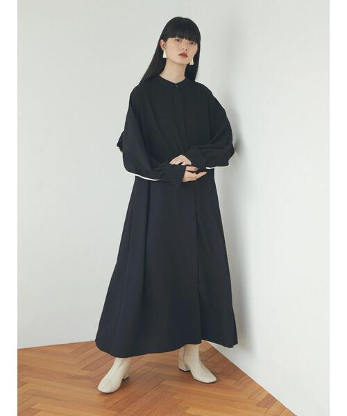 armonia(アルモニーア)の「armonia.袖ラインフリルワンピース(ワンピース・レディース・ブラック/グリーン・FREE)」の20枚目の写真