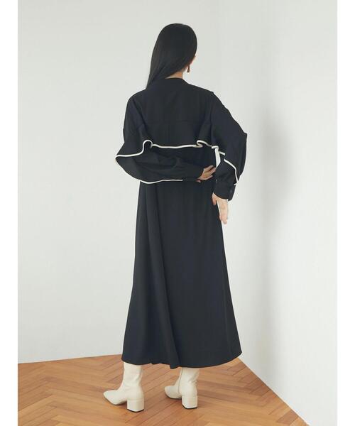 armonia(アルモニーア)の「armonia.袖ラインフリルワンピース(ワンピース・レディース・ブラック/グリーン・FREE)」の22枚目の写真