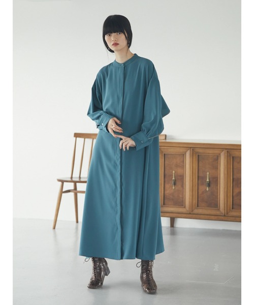 armonia(アルモニーア)の「armonia.袖ラインフリルワンピース(ワンピース・レディース・ブラック/グリーン・FREE)」の17枚目の写真