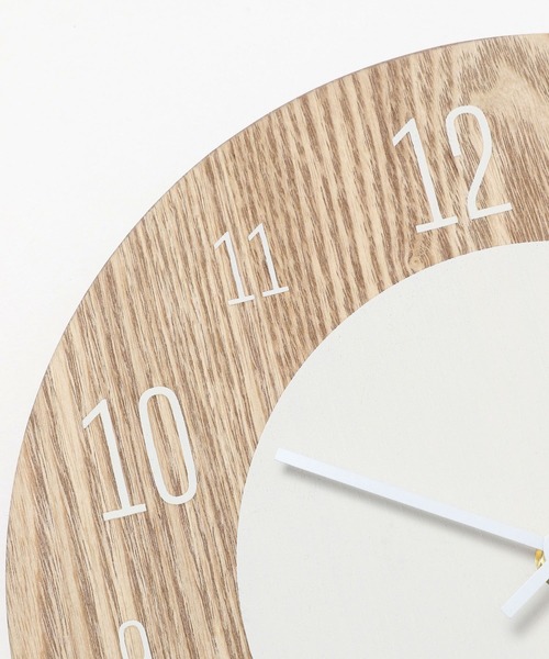 LAKOLE（ラコレ）の「ウッド掛け時計 / 162739（掛け時計・レディース・ブラック/ホワイト・FREE）」の7枚目の写真