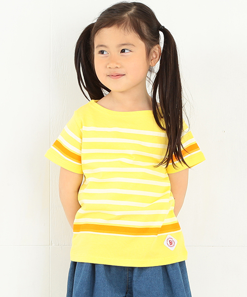 B:MING by BEAMS（ビーミングバイビームス）の「ビーミング by ビームス / ボーダーTシャツ 15SS（Tシャツ/カットソー・キッズ・イエロー/ホワイト/ホワイト系その他/グレー・110/130/100/120/150/80/90/140）」の15枚目の写真