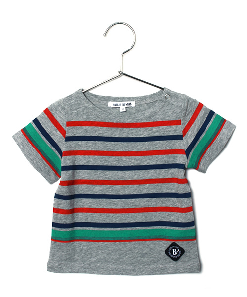 B:MING by BEAMS（ビーミングバイビームス）の「ビーミング by ビームス / ボーダーTシャツ 15SS（Tシャツ/カットソー・キッズ・イエロー/ホワイト/ホワイト系その他/グレー・110/130/100/120/150/80/90/140）」の4枚目の写真