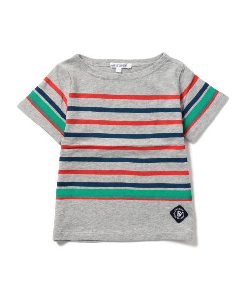 B:MING by BEAMS（ビーミングバイビームス）の「ビーミング by ビームス / ボーダーTシャツ 15SS（Tシャツ/カットソー・キッズ・イエロー/ホワイト/ホワイト系その他/グレー・110/130/100/120/150/80/90/140）」の7枚目の写真