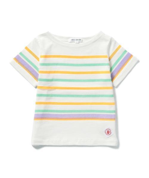 B:MING by BEAMS（ビーミングバイビームス）の「ビーミング by ビームス / ボーダーTシャツ 15SS（Tシャツ/カットソー・キッズ・イエロー/ホワイト/ホワイト系その他/グレー・110/130/100/120/150/80/90/140）」の9枚目の写真