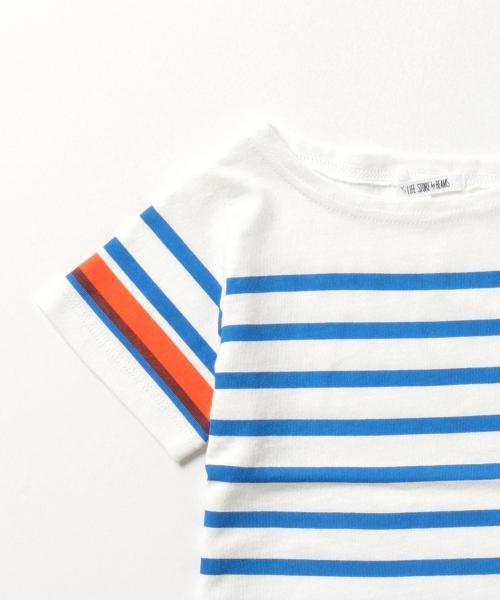 B:MING by BEAMS（ビーミングバイビームス）の「ビーミング by ビームス / ボーダーTシャツ 15SS（Tシャツ/カットソー・キッズ・イエロー/ホワイト/ホワイト系その他/グレー・110/130/100/120/150/80/90/140）」の6枚目の写真