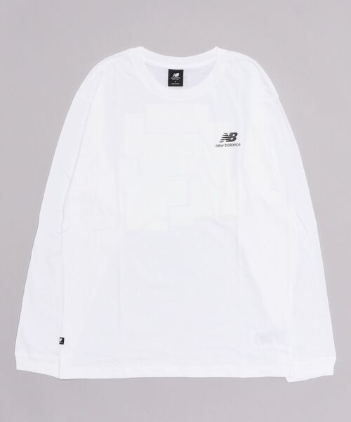 NEW BALANCE(ニューバランス)の「ニューバランス New Balance ロングスリーブTシャツ(Tシャツ/カットソー・メンズ・ホワイト/ブラック・LL/L/S/M)」の2枚目の写真