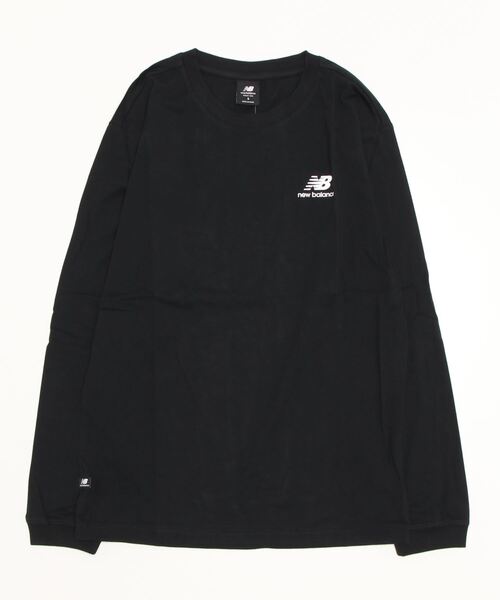 NEW BALANCE(ニューバランス)の「ニューバランス New Balance ロングスリーブTシャツ(Tシャツ/カットソー・メンズ・ホワイト/ブラック・LL/L/S/M)」の1枚目の写真