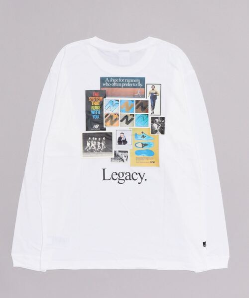 NEW BALANCE(ニューバランス)の「ニューバランス New Balance ロングスリーブTシャツ(Tシャツ/カットソー・メンズ・ホワイト/ブラック・LL/L/S/M)」の4枚目の写真