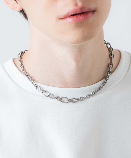 WEGO（ウィゴー）の「WEGO/ミックスチェーンネックレス（ネックレス・メンズ・その他2/その他3/その他1/その他4・FREE）」の2枚目の写真