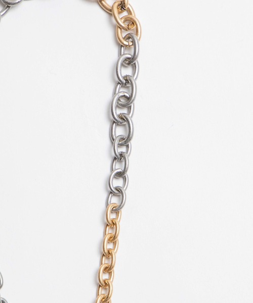 WEGO（ウィゴー）の「WEGO/ミックスチェーンネックレス（ネックレス・メンズ・その他2/その他3/その他1/その他4・FREE）」の6枚目の写真