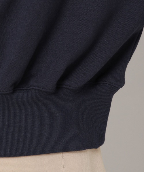 MAGPIEROBIN(マグパイロビン)の「MAGPIE ROBIN/アーチハイネックハーフジッププルオーバー(ウラケ) 2174578(スウェット・レディース・ネイビー/セージグリーン/アイボリー・FREE)」の22枚目の写真